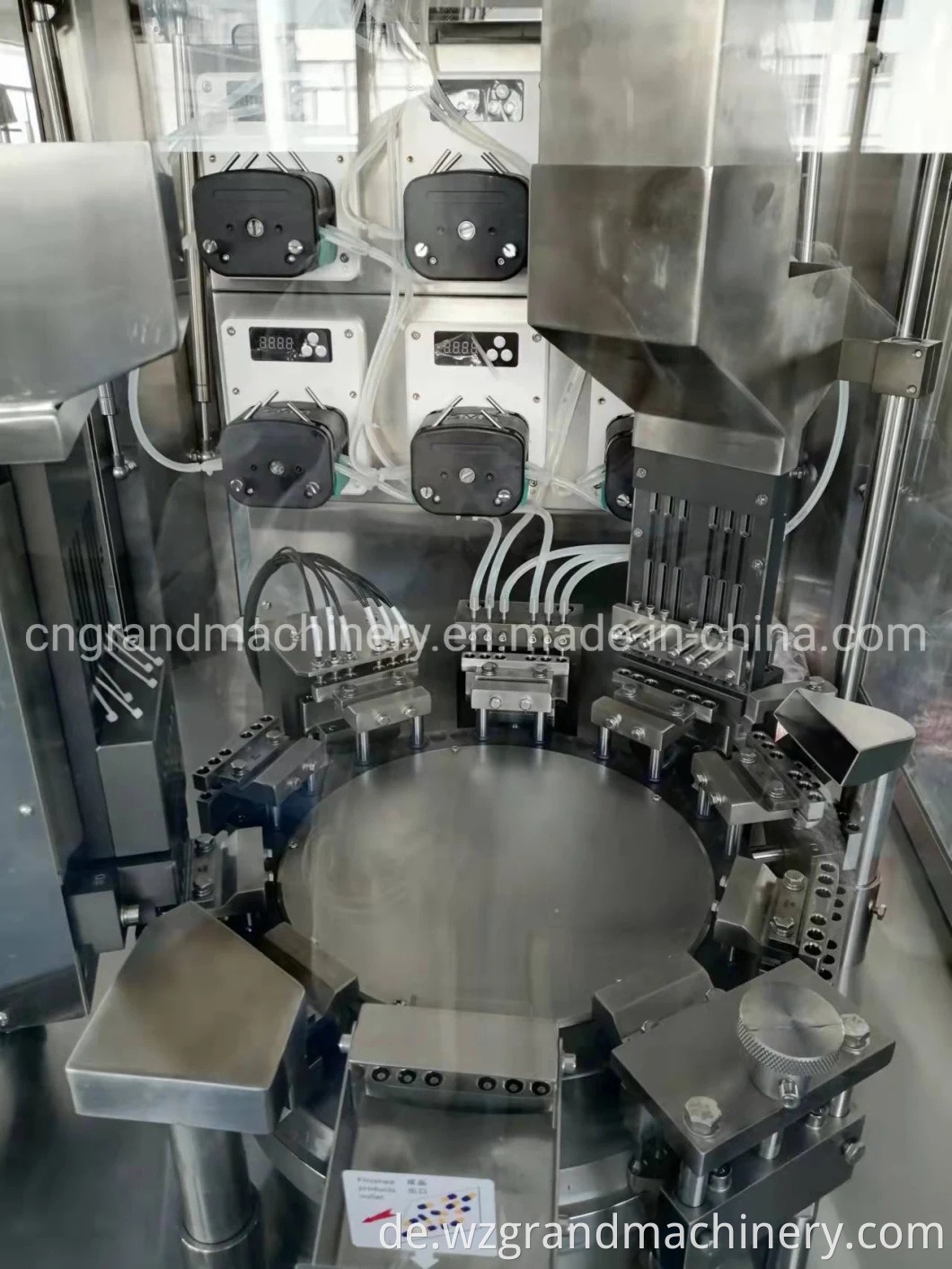 Automatische Flüssigkeit Calcium Hardgelkapselfüllmaschine für kleine Kapsel mit Big Capsule NJP-260